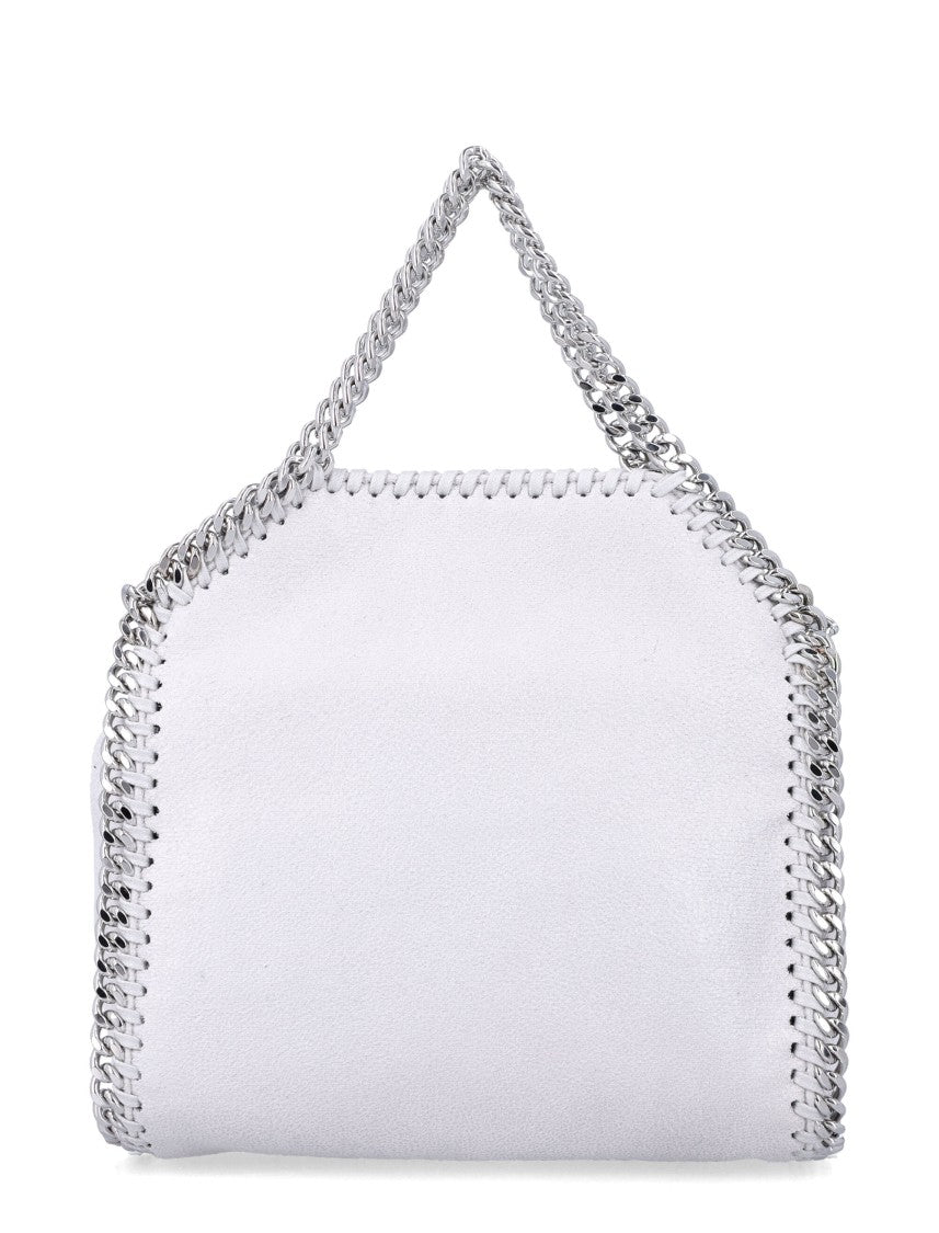 Stella Mccartney Falabella Mini Shimmering Lurex Shopper Tote