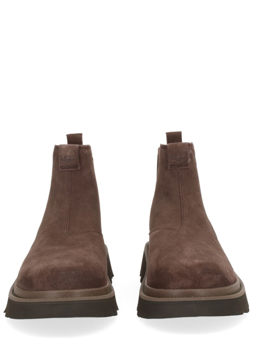 Ugg Brown Lug Sole Leather Boots