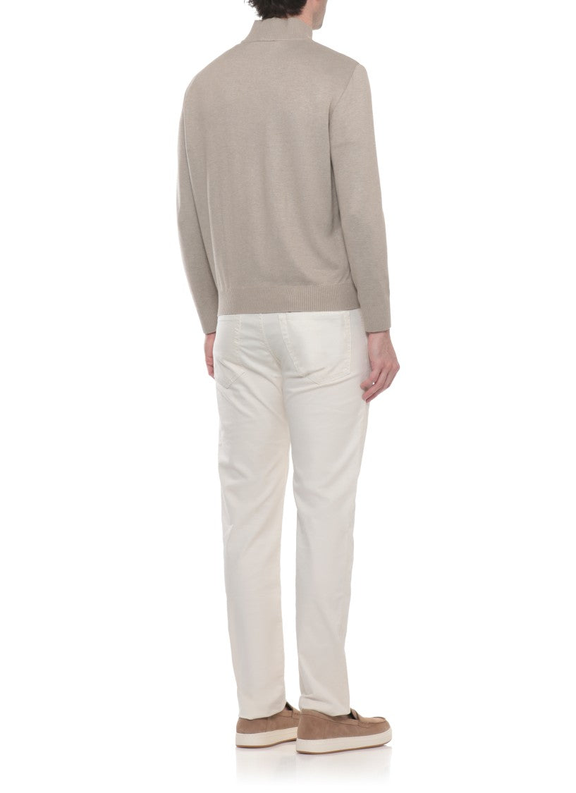 The Jack Leathers Beige Riverside Suede Leather Jacket