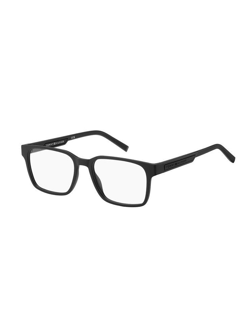 Tommy Hilfiger Black Th 2093 Rectangular Minimalist Frames