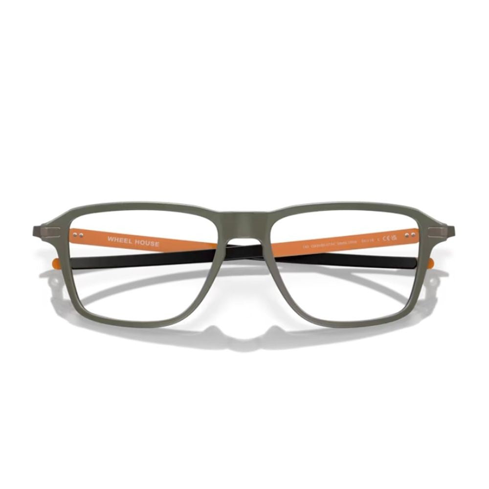Oakley Ox8166 - Wheel House Matte Olive-Green Square O Matter Frame Eyeglasses