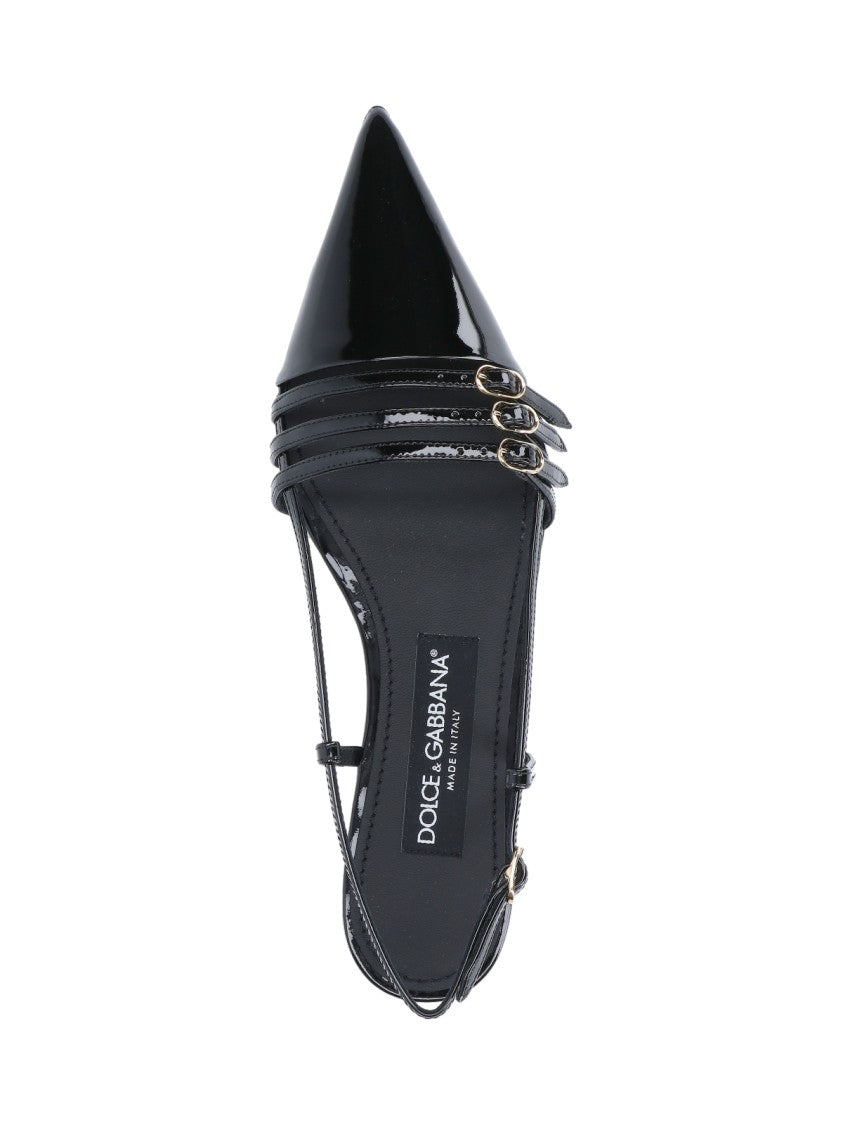 Dolce & Gabbana Slingback Pumps – Black