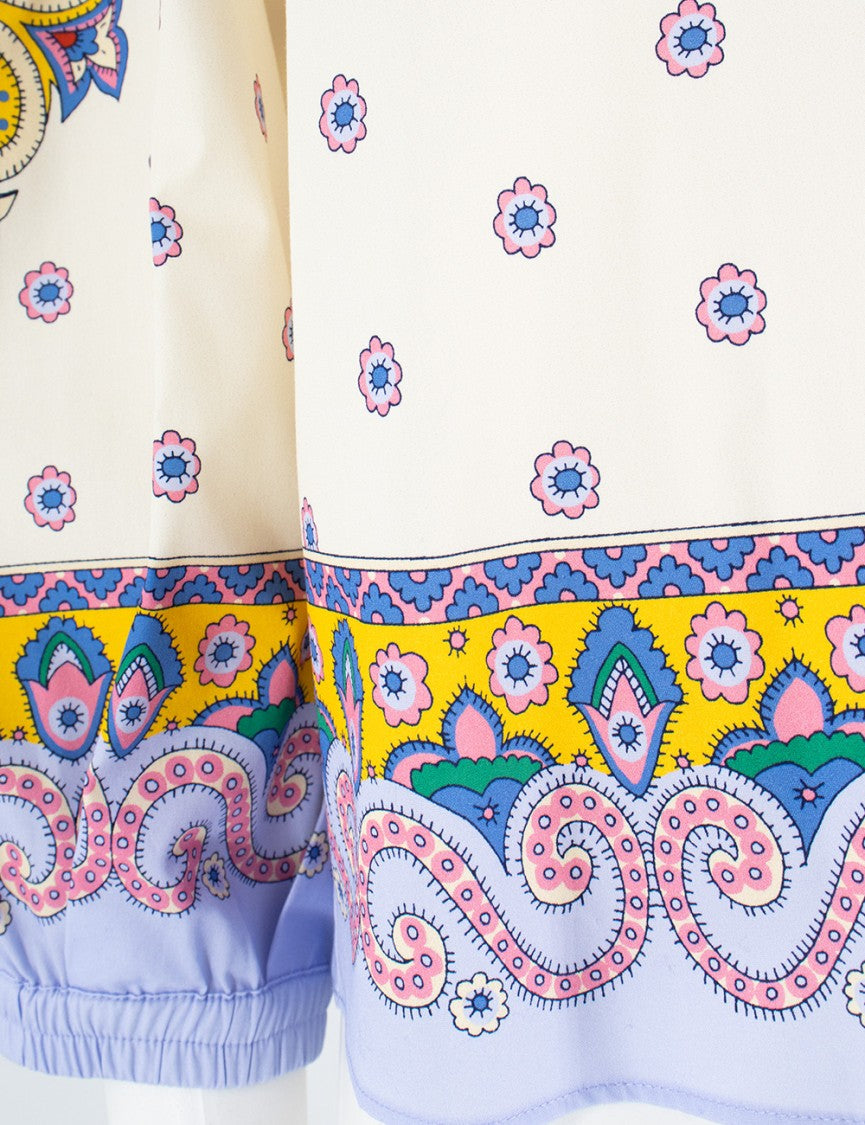 Etro Paisley Print Cotton Blouse