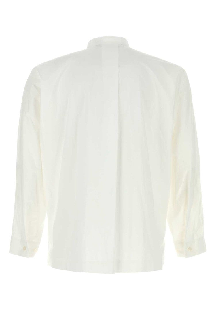 Homme Plissé Issey Miyake White Poplin Shirt