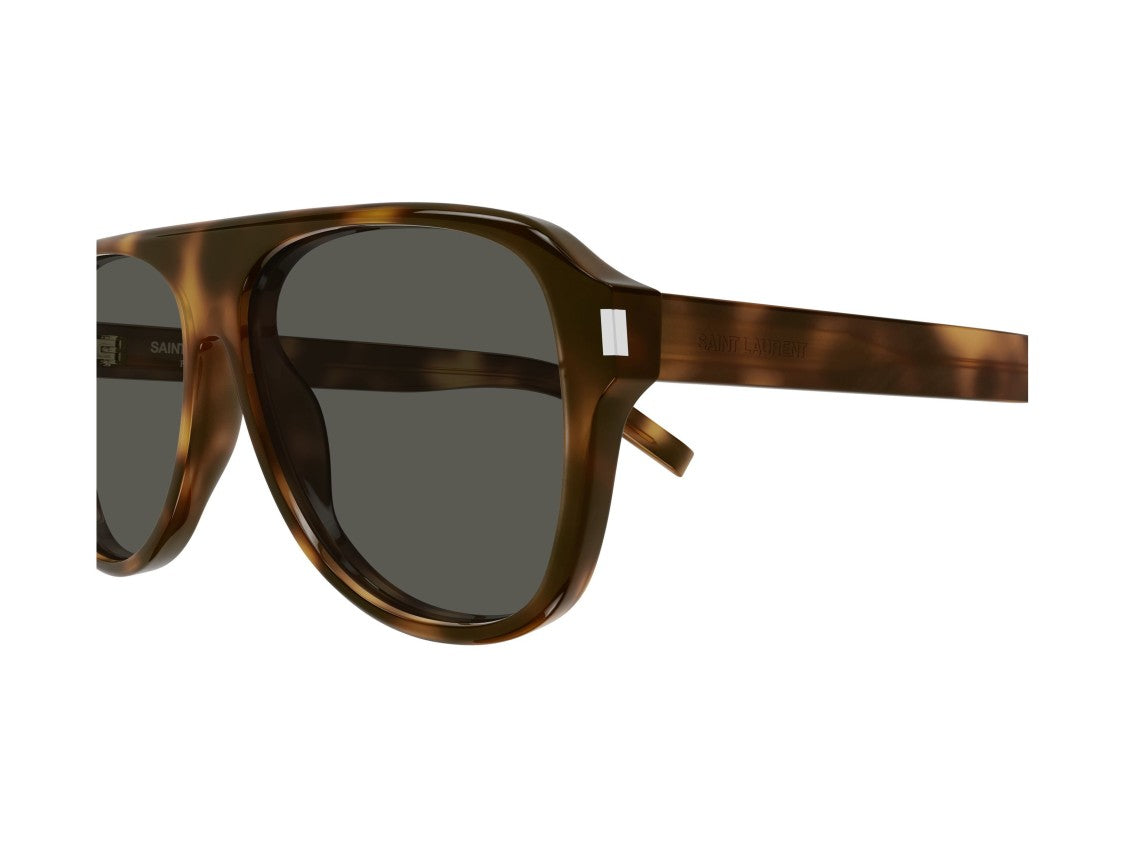 Saint Laurent Sl 970 Tortoiseshell Acetate Oversized Aviator Sunglasses