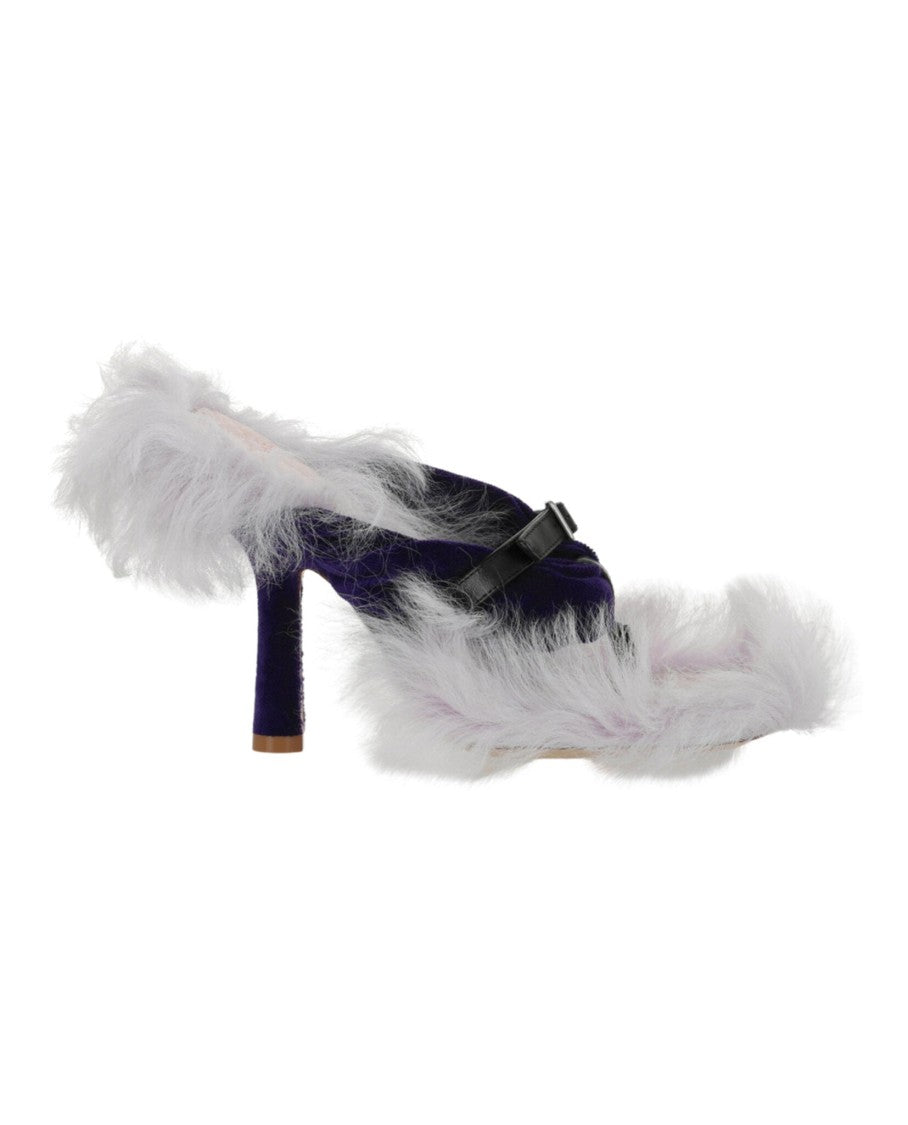 Burberry Step Post Heel Sandals