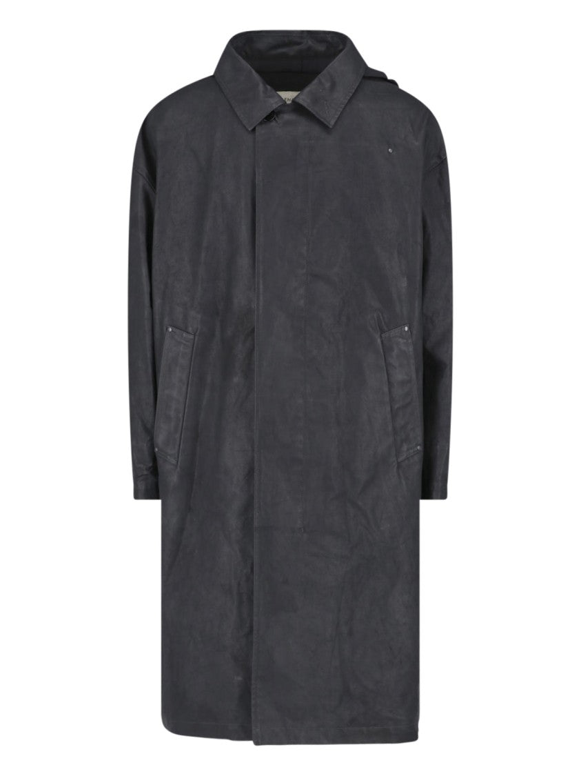 Lemaire Black Hooded Straight-Cut Casual Jacket