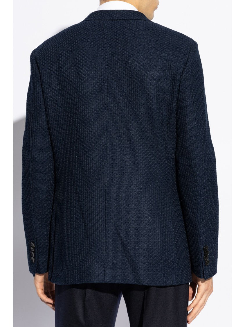 Etro Navy Roma Jersey Jacket
