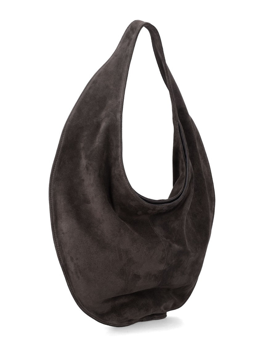 Maeden Suede Leather Cocoa Market Tote