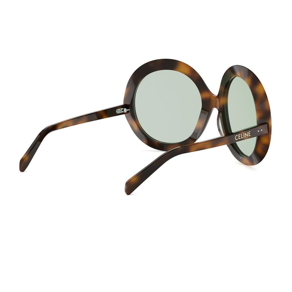 Celine Havana Cl40345i Disc Round Acetate Sunglasses