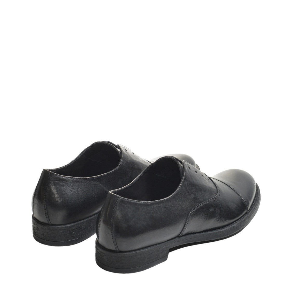 Hundred 100 Black Leather Oxford Shoe