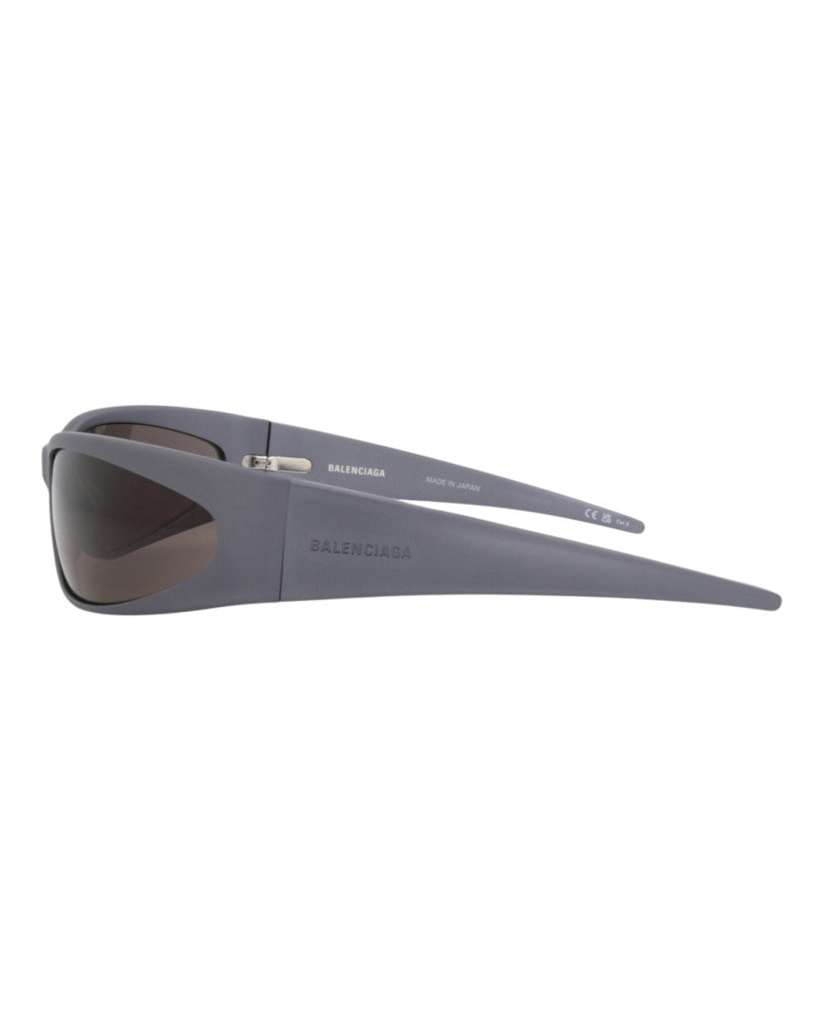 Balenciaga Shield-Frame Alluminium Sunglasses