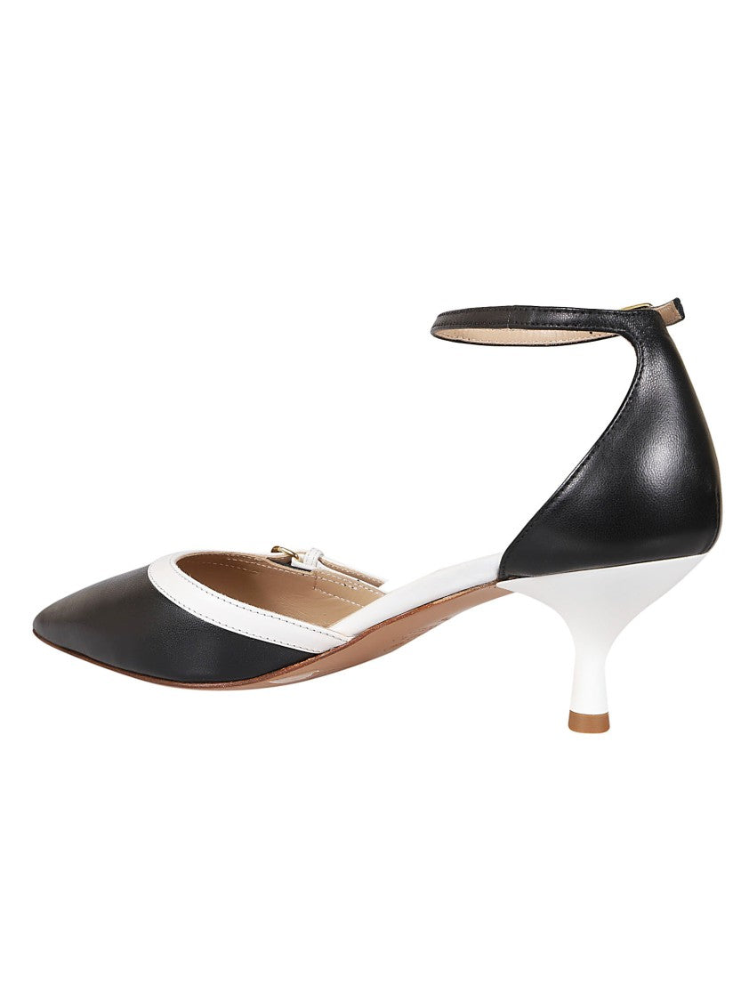 Relac Pointed Toe Heels With Ankle Strap