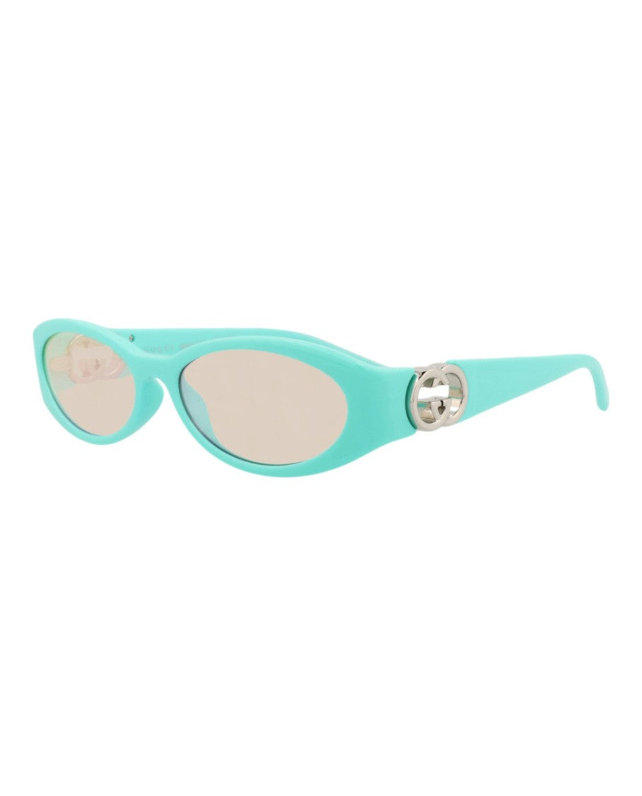 Gucci Round-Frame Injection Sunglasses
