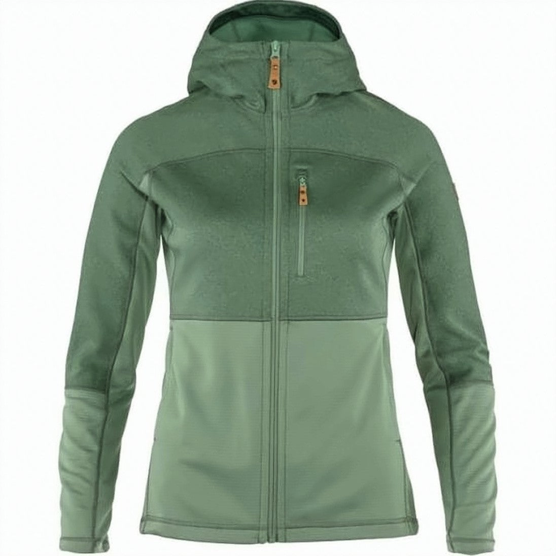 Fjallraven Kanken Fitted Two-Tone Green Jacket With Hood