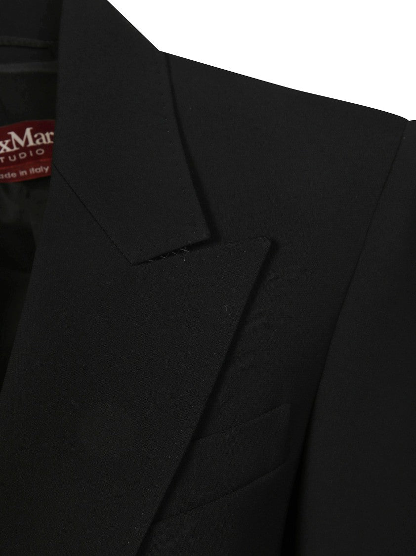 Max Mara Single-Breasted Tailored Blazer With Notched Lapel