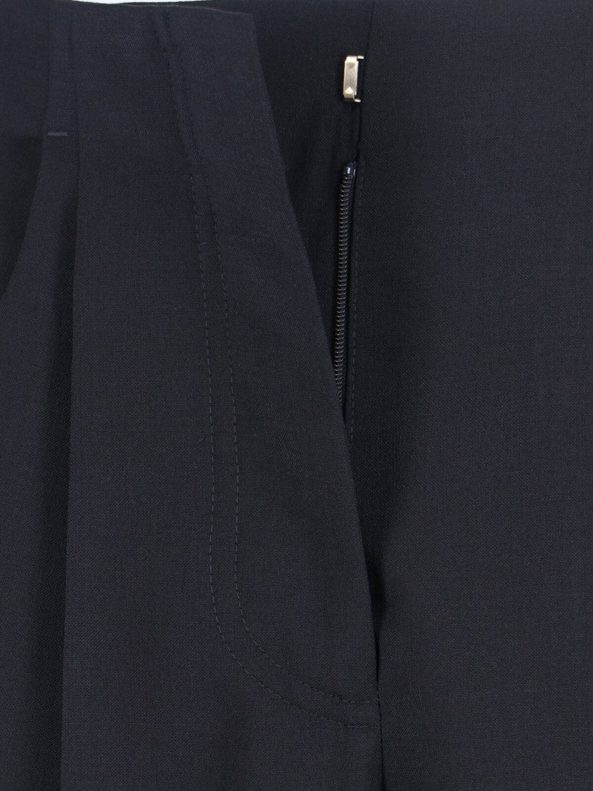 Fendi Wool And Mohair Pants – Black