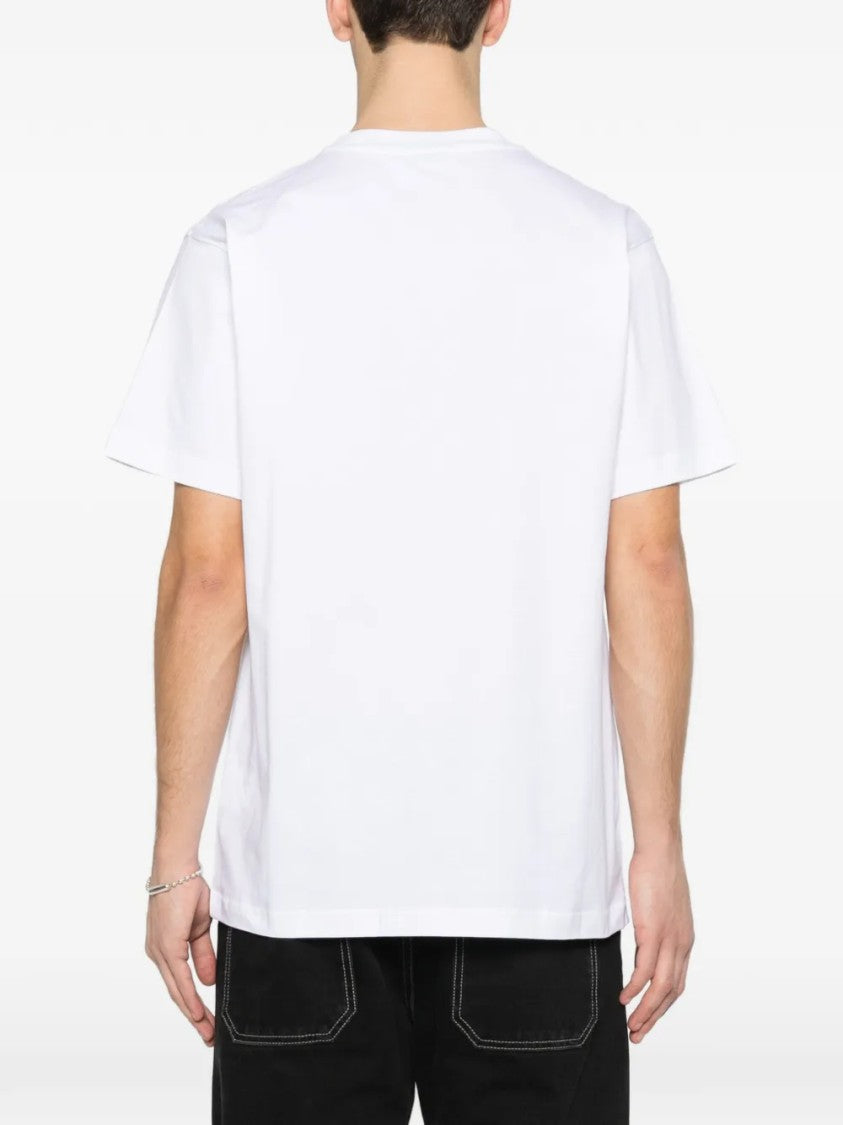 Moschino Colorful Graphic Sports Car T-Shirt With Classic Crew Neckline