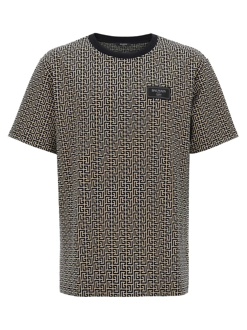 Balmain 'Monogram Couture' T-Shirt