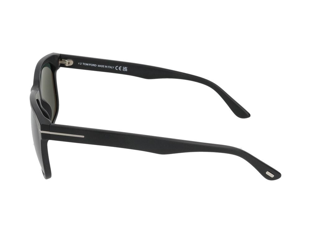 Tom Ford Ft0775 02N Black Matte/Green Sunglasses 56/19/145