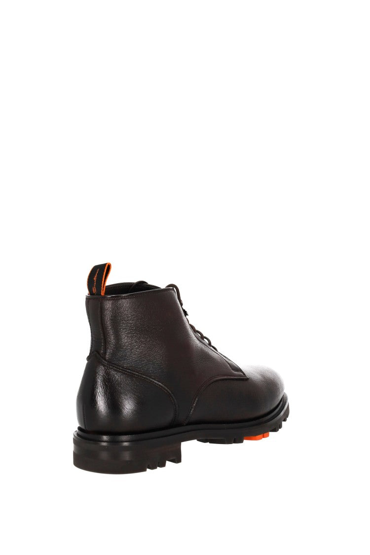 Santoni Deer Leather Polacchino Mod. Logan