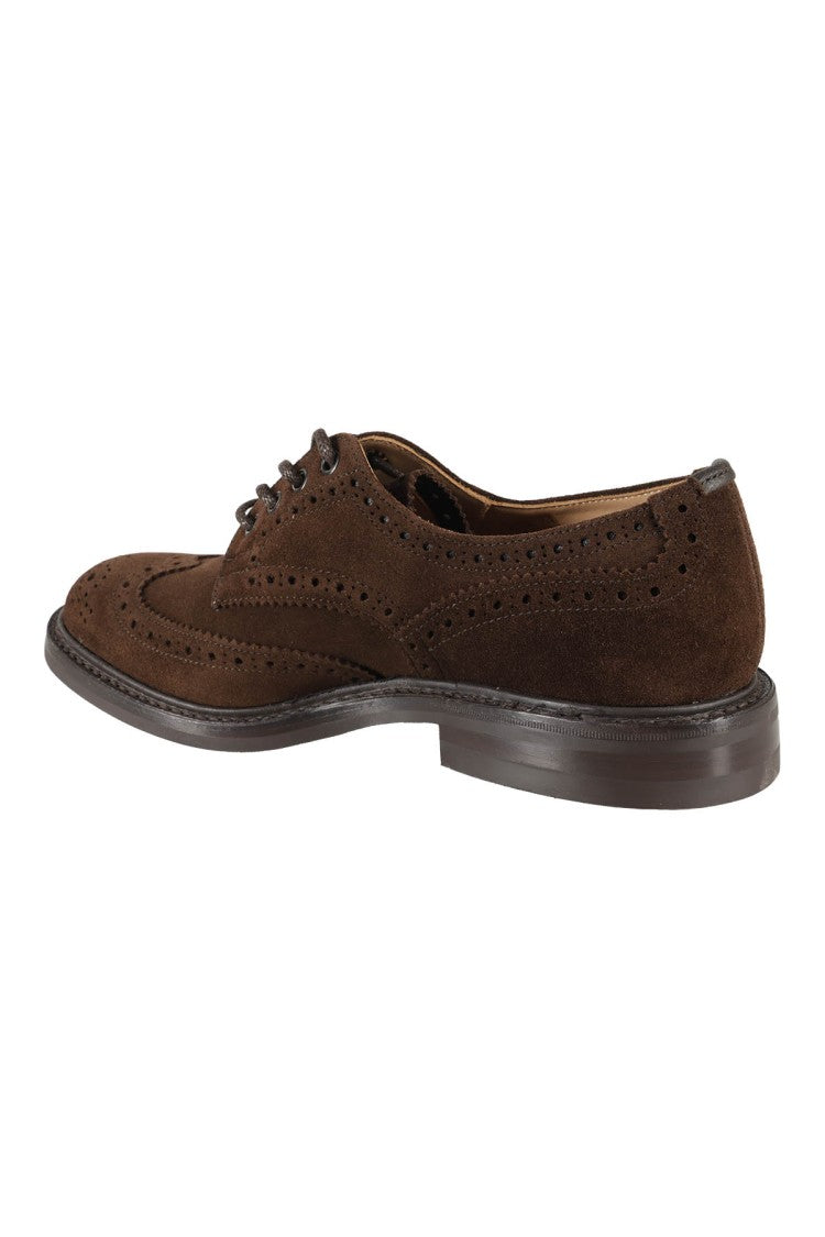 Tricker's Bourton Lace-Up Derby Shoes With Perforated Detailing