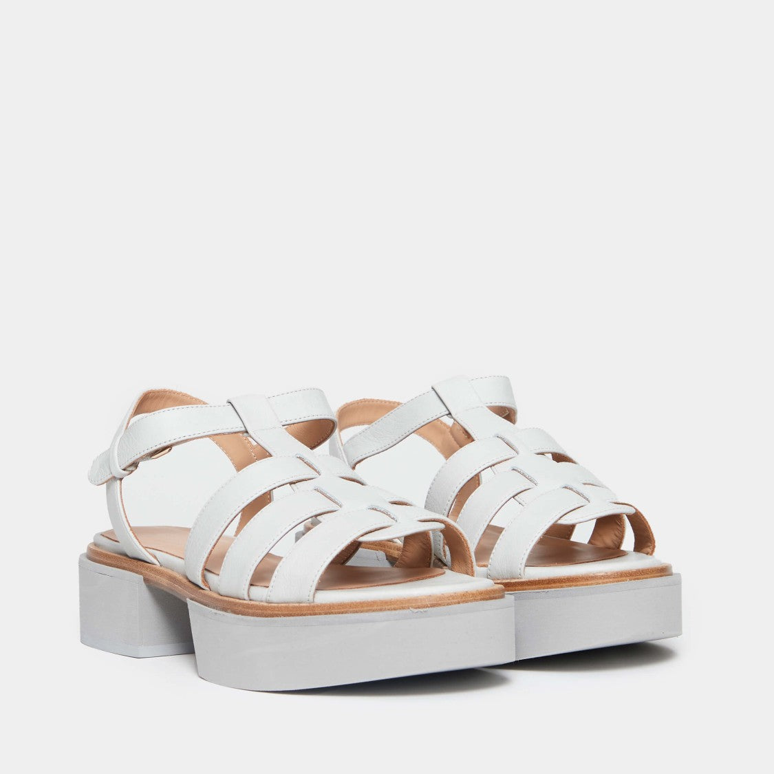 Paloma Barceló Woven Nappa Leather Sandals