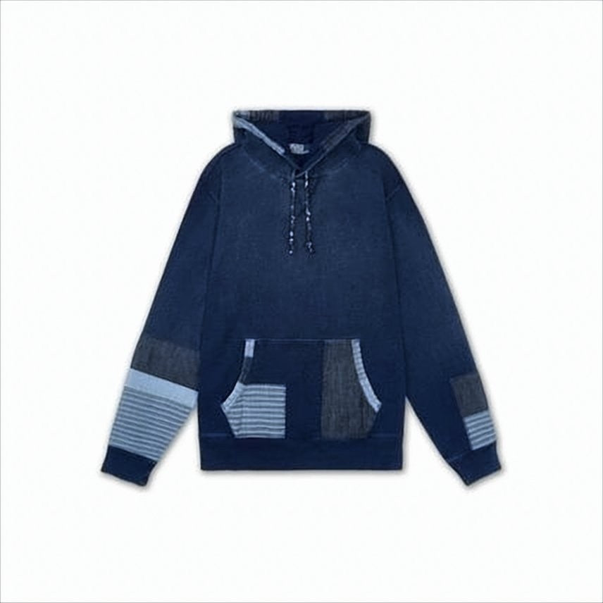 Polo Ralph Lauren Hooded Sweatshirt With Patchwork Accents