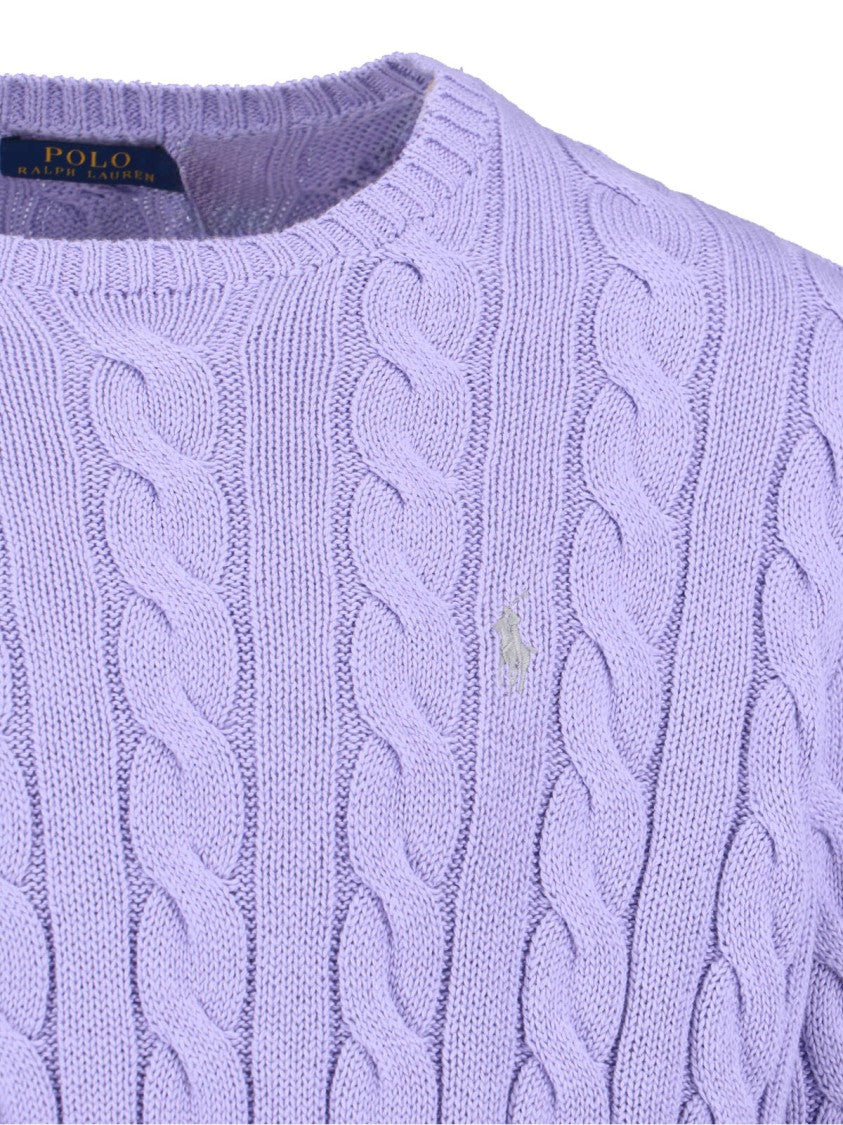 Polo Ralph Lauren Classic Knit Sweater With Ribbed Cuffs And Hem