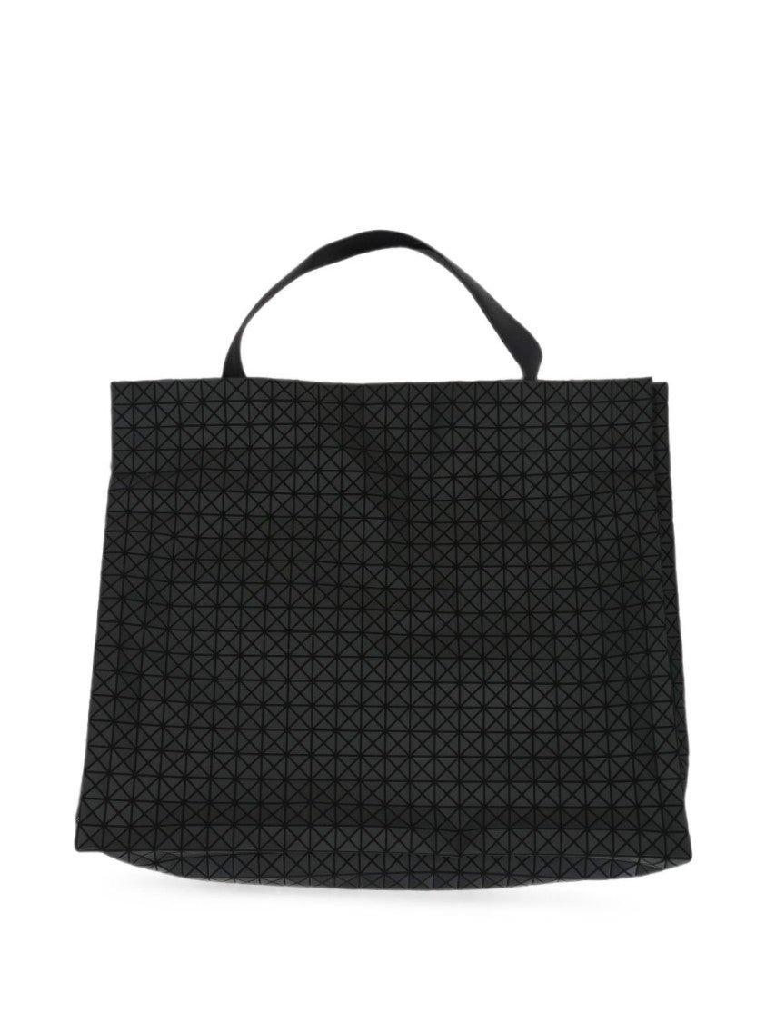 Bao Bao Issey Miyake Black Geometric Textured Rectangular Tote Bag
