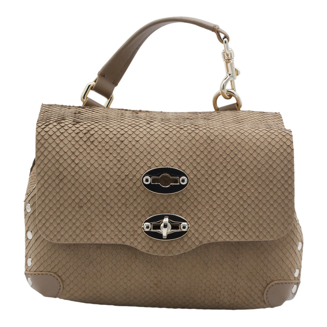 Zanellato Structured Bag With Top Handle And Secure Closure