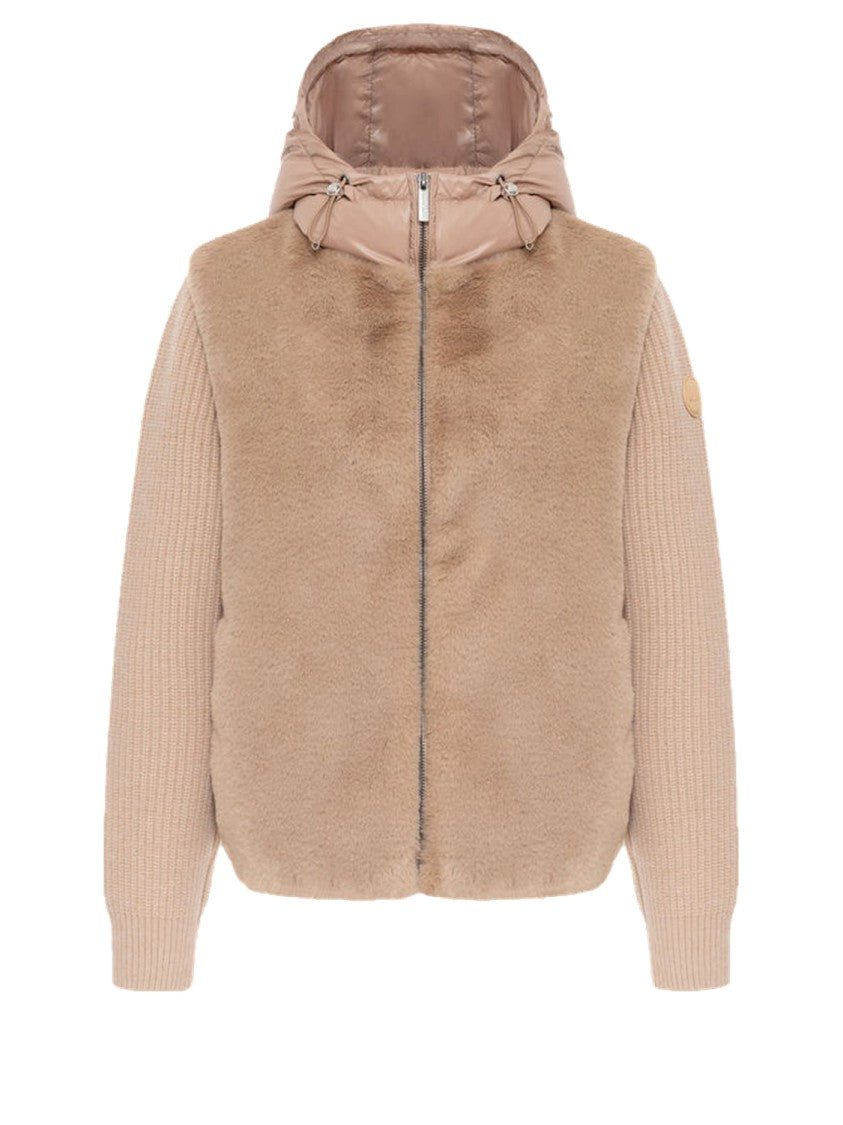 Colmar Faux Fur Quilted Short Jacket