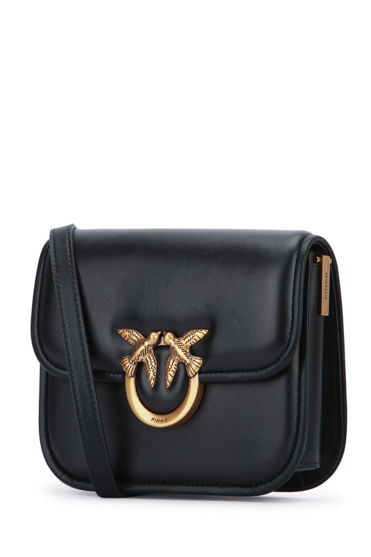 Pinko Rectangular Black Crossbody Bag