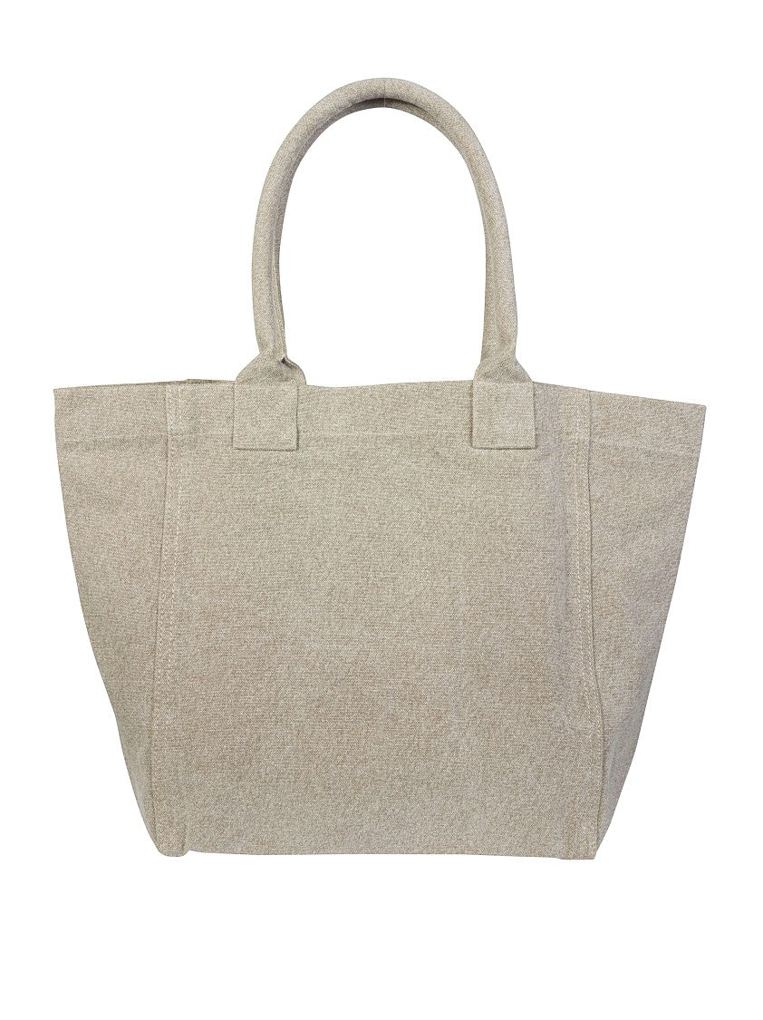 Isabel Marant Small Yenkygz Embroidered Cotton Tote Bag