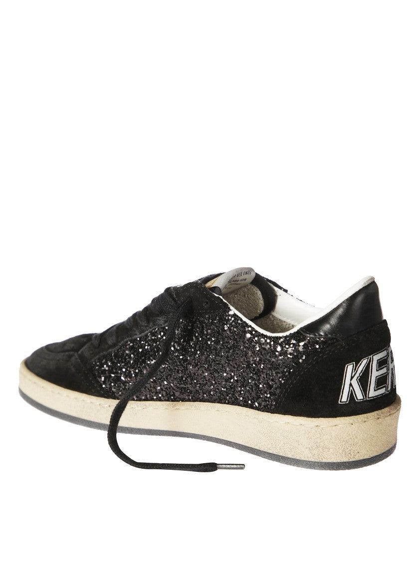 Golden Goose Ballstar Glitter Upper Nylon Sneakers