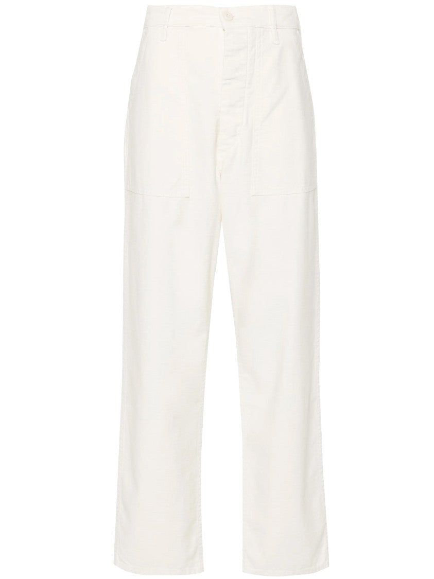Polo Ralph Lauren High-Waisted Wide-Leg Cotton Trousers