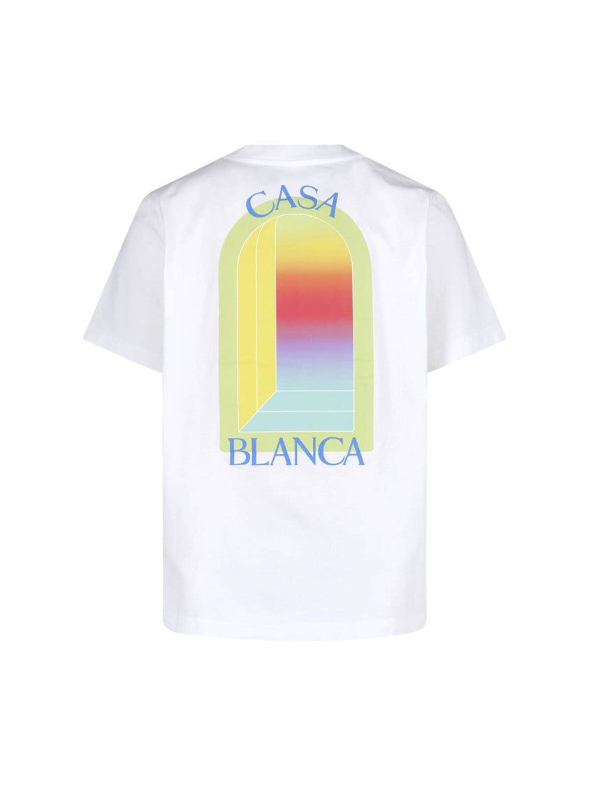 Casablanca White L’Arche T-Shirt