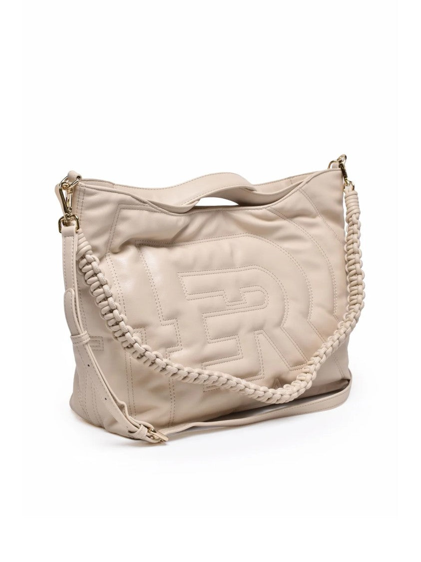 Ermanno Firenze Rachele Handbag With Braided Strap And Combination Lock
