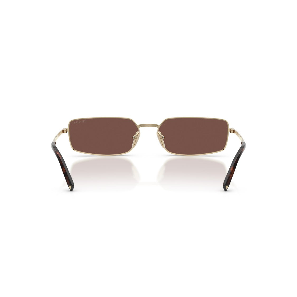 Prada 0Pr A60s Rectangular Steel Sunglasses