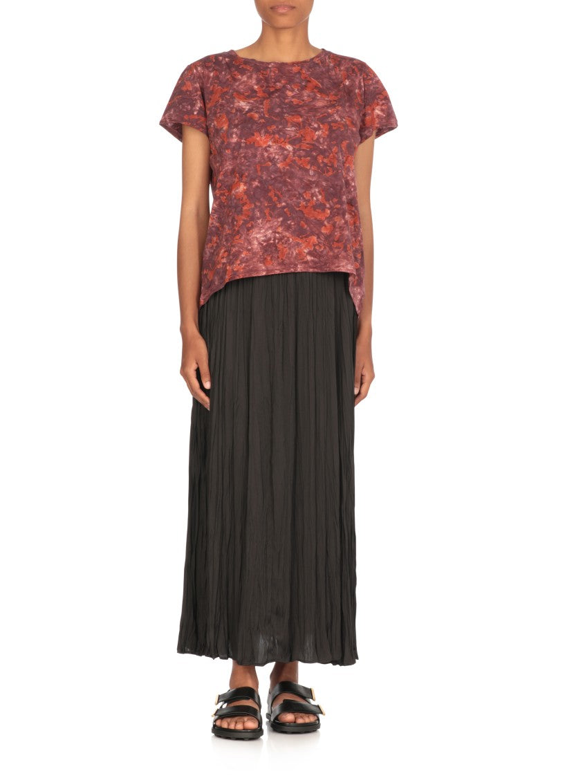 Avant Toi Purple Cotton Knit Top