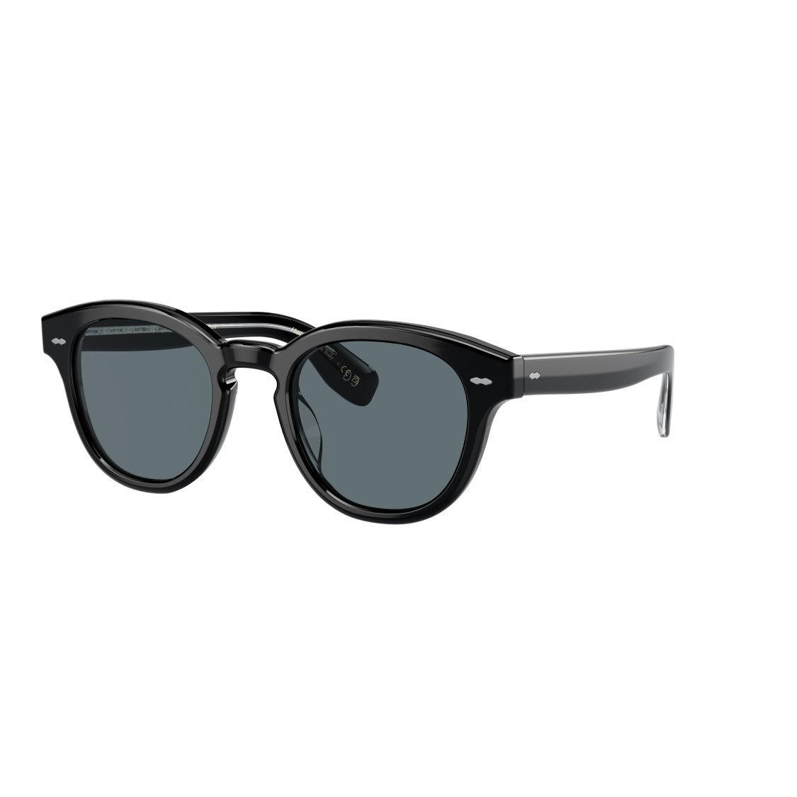 Oliver Peoples 0Ov5413su Glossy Black Acetate Round Frame Sunglasses