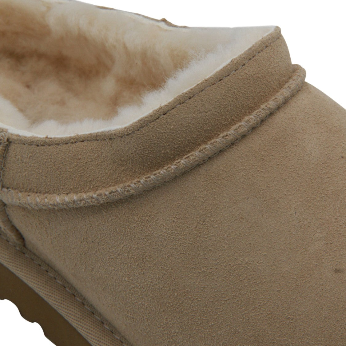 Ugg Slip-On Brown Suede Boots With Plush Interior