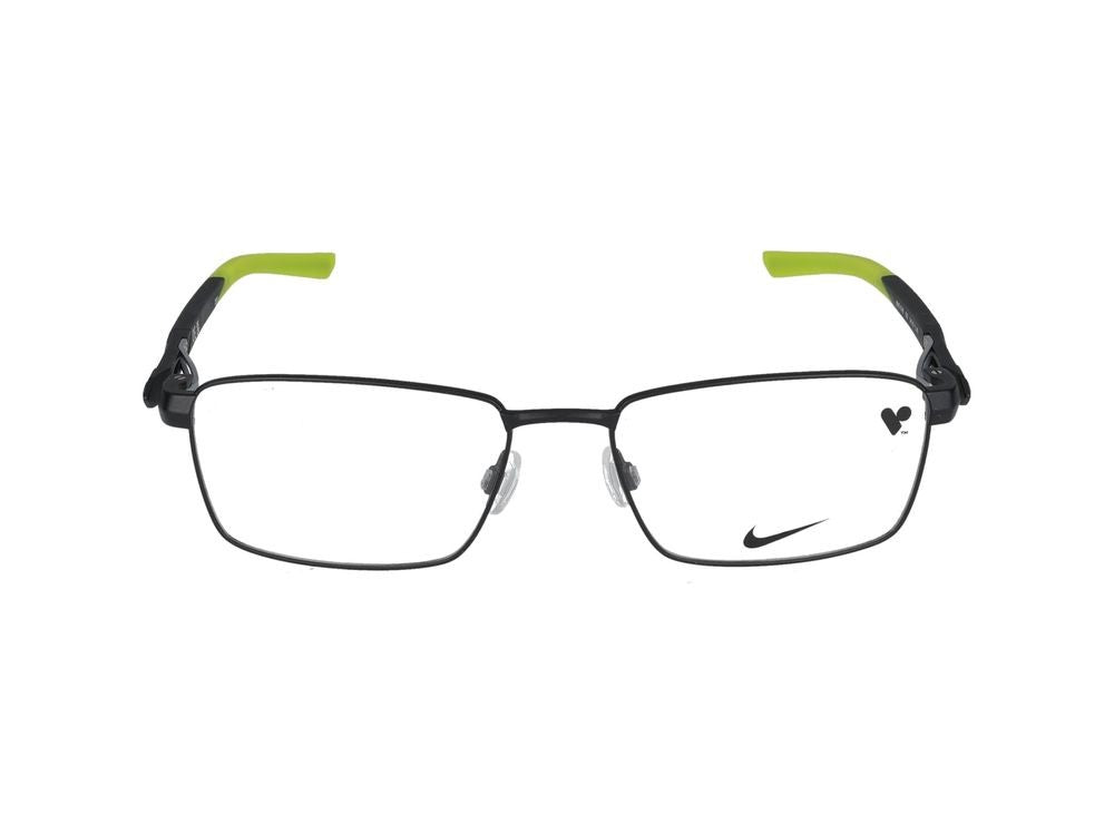 Nike Eyeglasses 8140 002 Satin Black/Volt 54/17/140