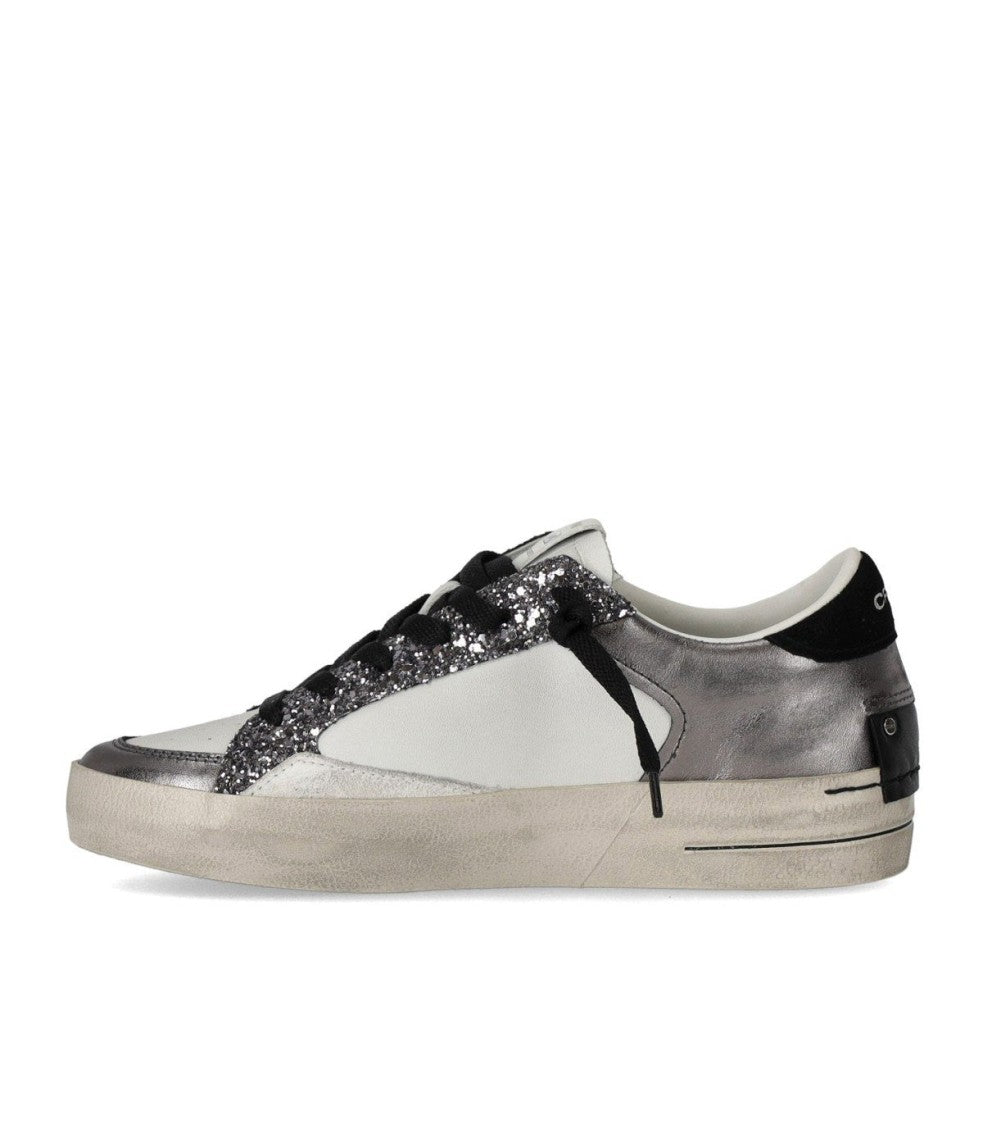 Crime London Sk8 Deluxe Gunmetal Sneaker