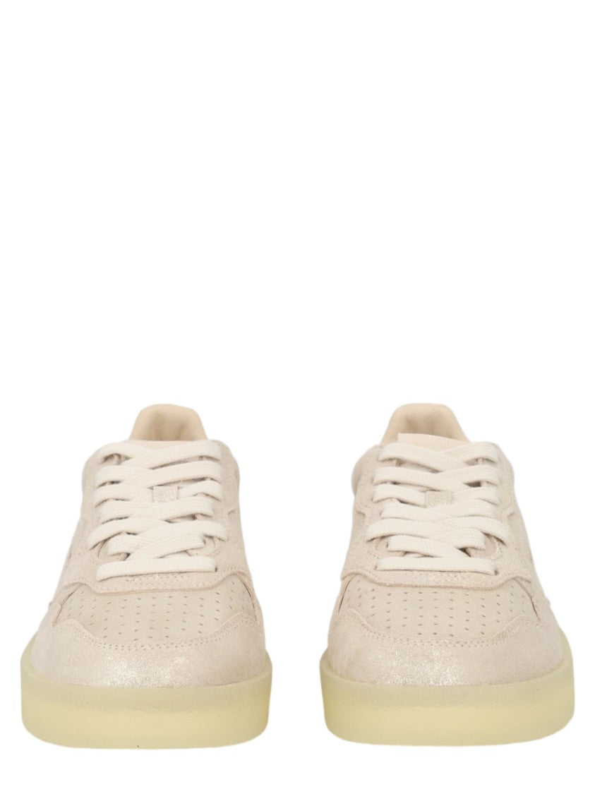 Autry Multicolour Sleek Laminated Suede Leather Sneakers