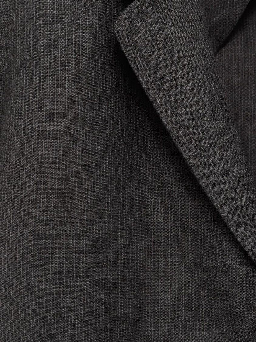 Jacquemus Dark Grey Button Front Patch Jacket