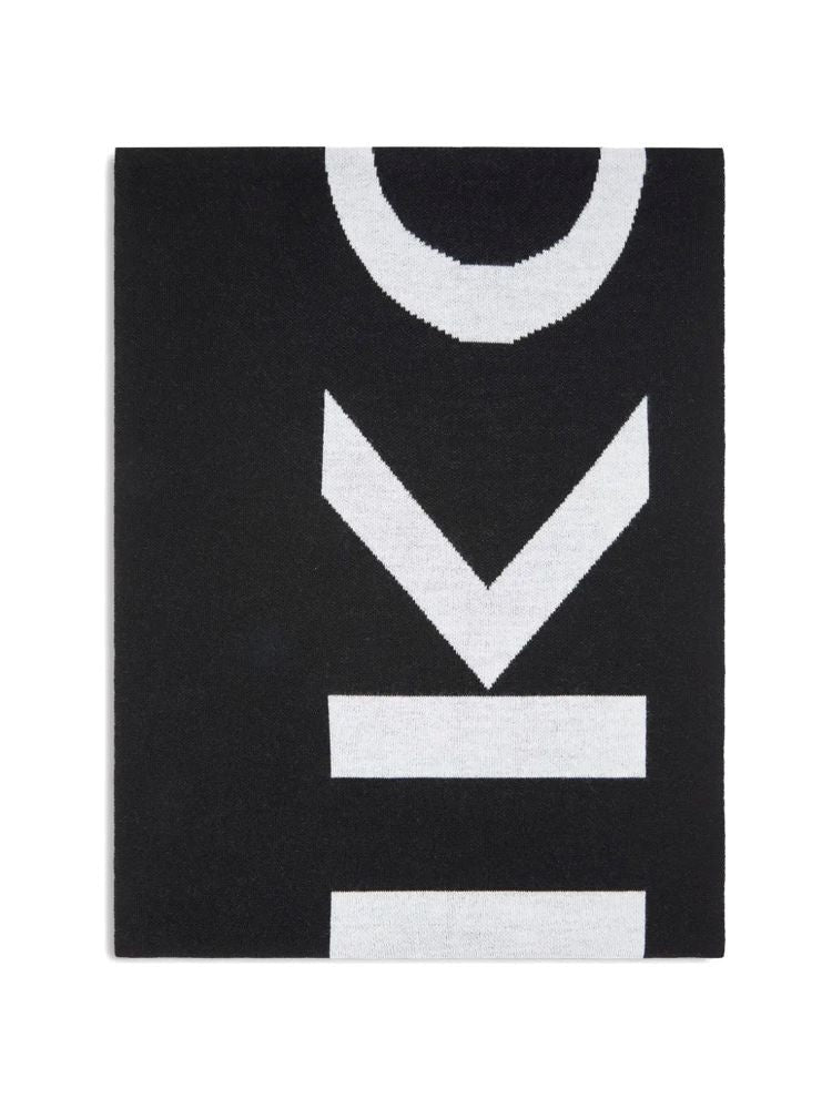 Pinko Multicolour Serbia Graphic Wool-Blend Scarf
