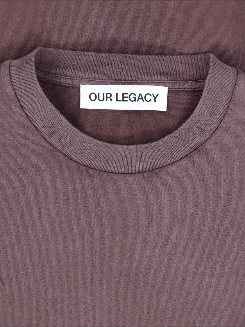 Our Legacy “Box” Washed T-Shirt – Brown