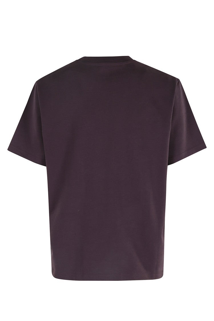 Casablanca Cropped Dragonfly Floral T-Shirt With Logo Detail