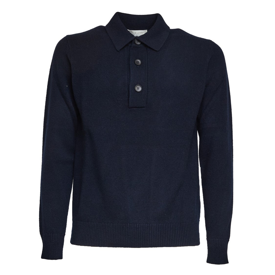 Filippo De Laurentiis L/S Wool And Cashmere Polo Shirt